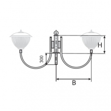 К34-0,7-0,9-0-5 кронштейн пятирожковый